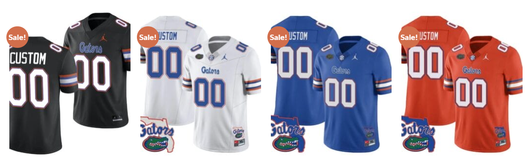 Custom Florida Gators Jersey