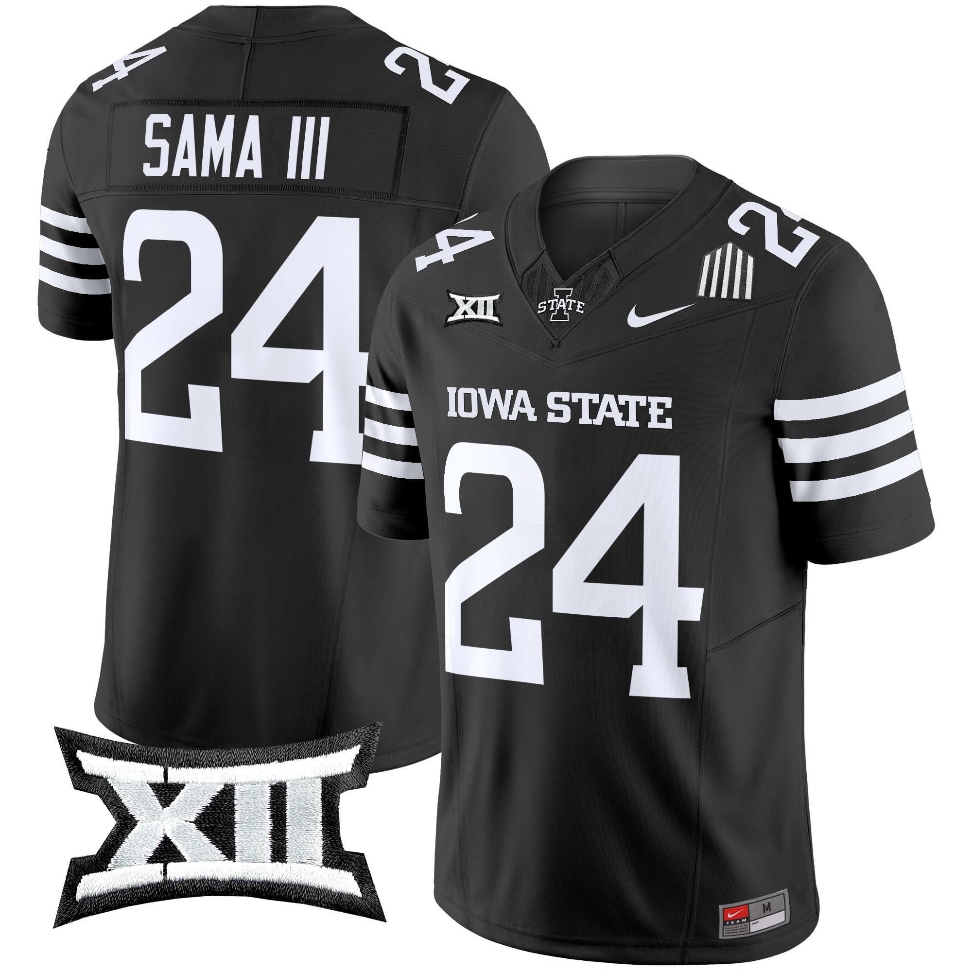 Iowa State Cyclones 2025 Vapor Limited Jersey - All Stitched - Image 24