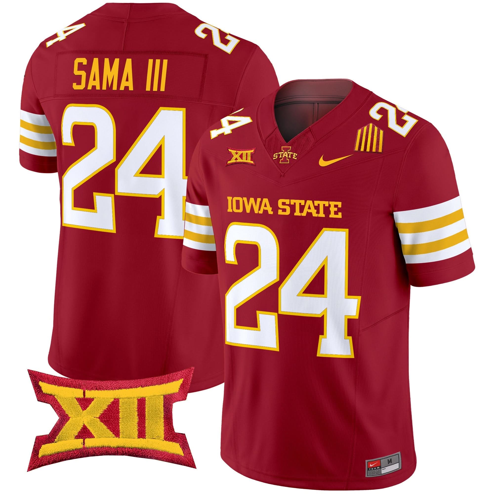 Iowa State Cyclones 2025 Vapor Limited Jersey - All Stitched - Image 14