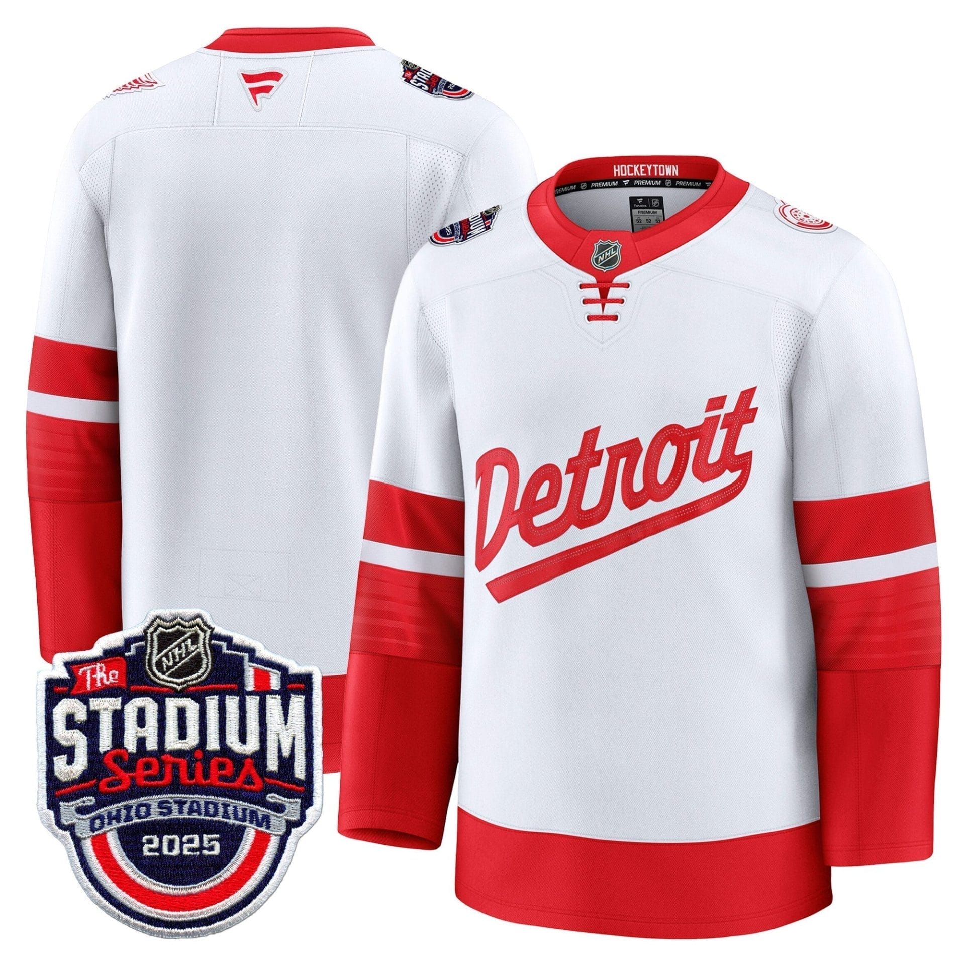 Men's Detroit Red Wings 2025 Stadium Series Premium Jersey - All Stitched - Image 25