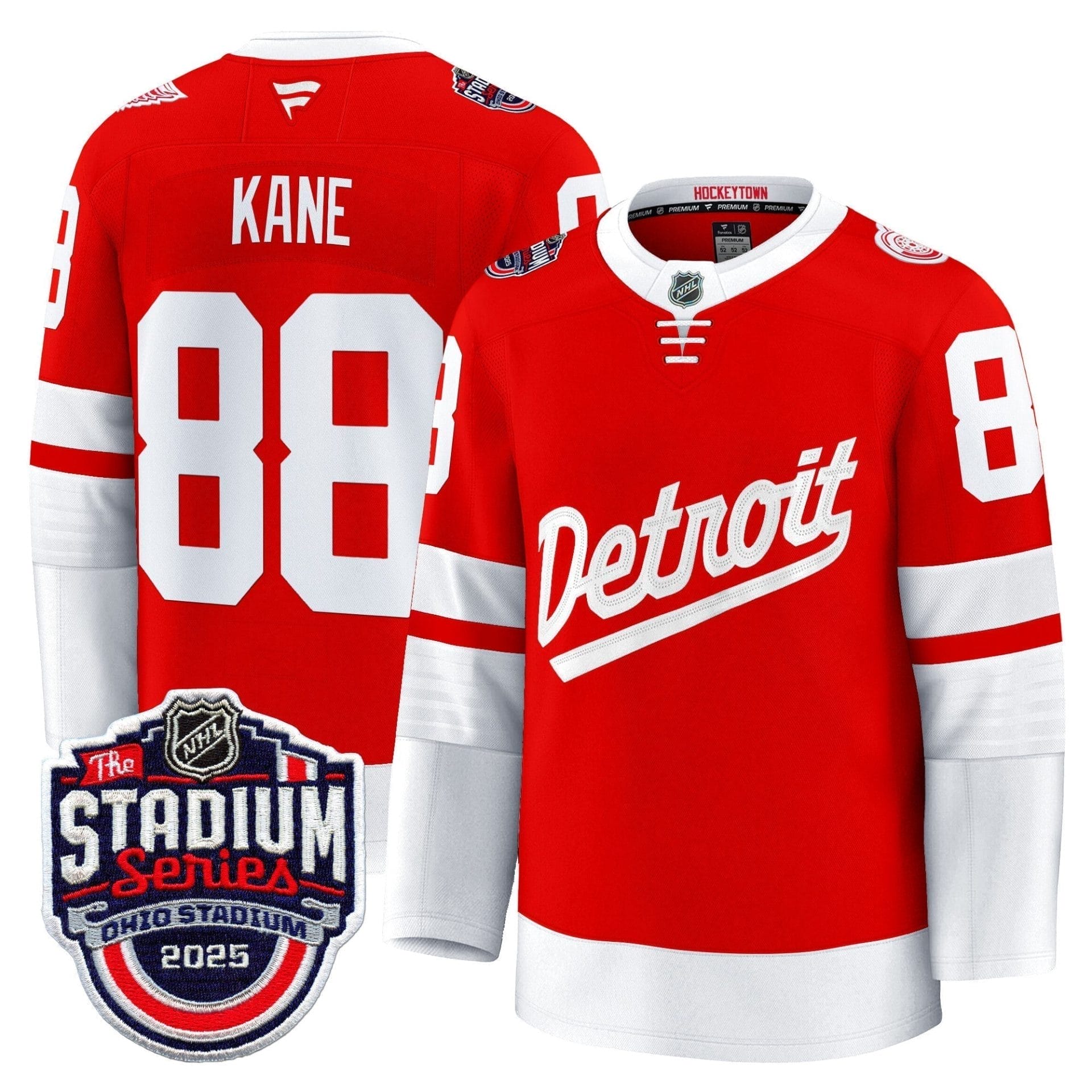 Men's Detroit Red Wings 2025 Stadium Series Premium Jersey - All Stitched - Image 5