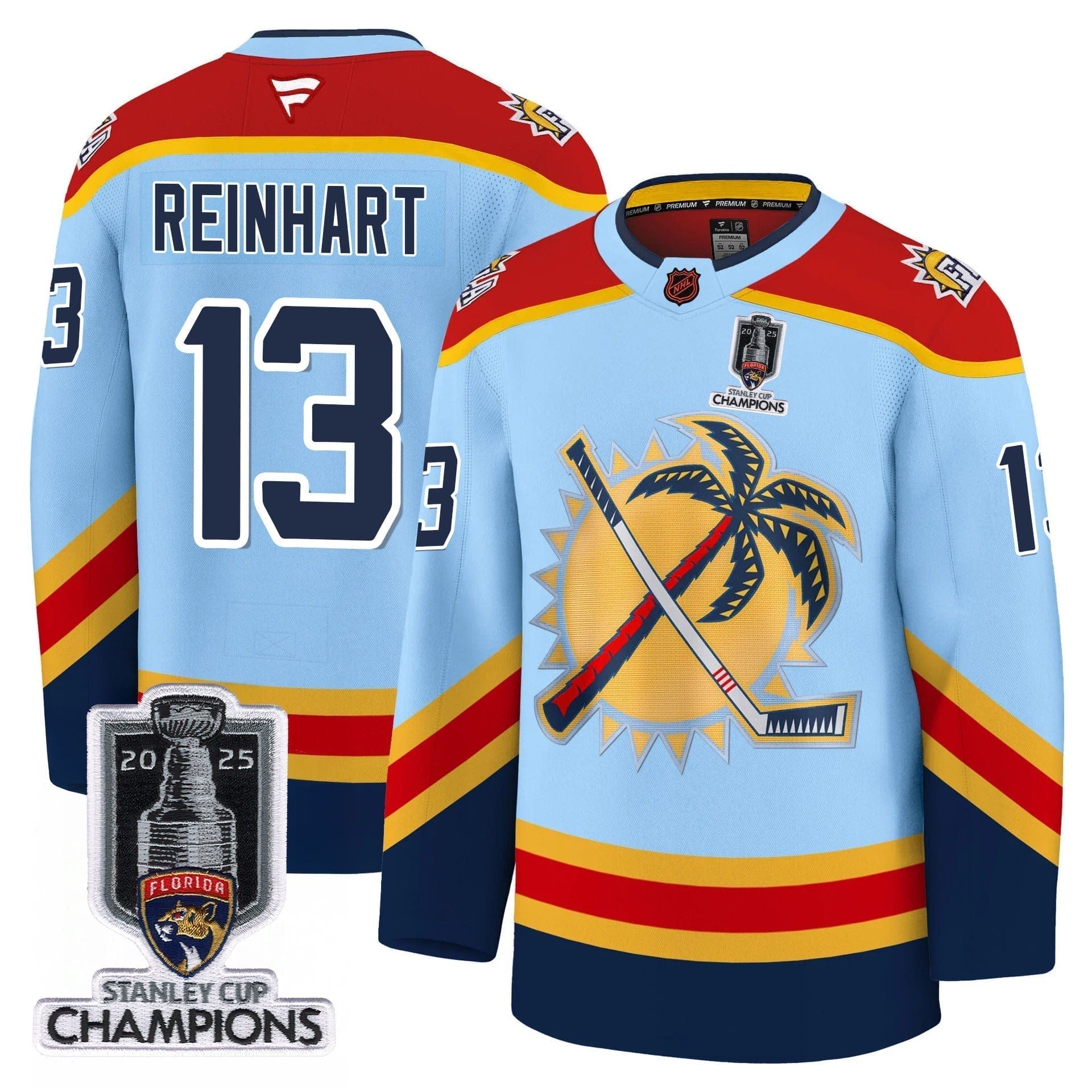 Florida Panthers 2025 Stanley Cup Champions Jersey - All Stitched - Image 25