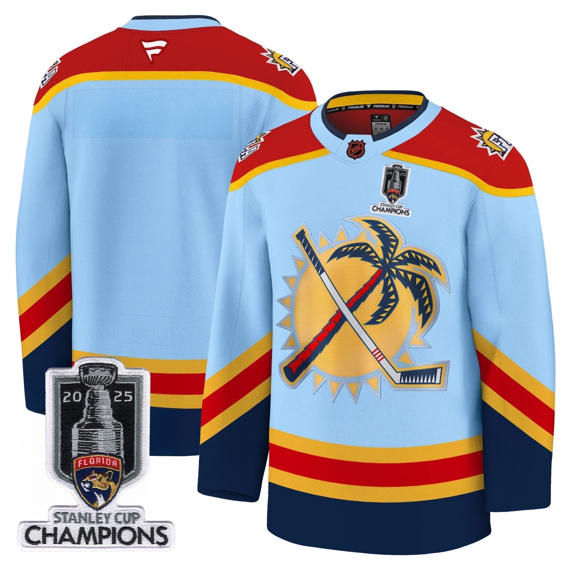 Florida Panthers 2025 Stanley Cup Champions Jersey - All Stitched - Image 26