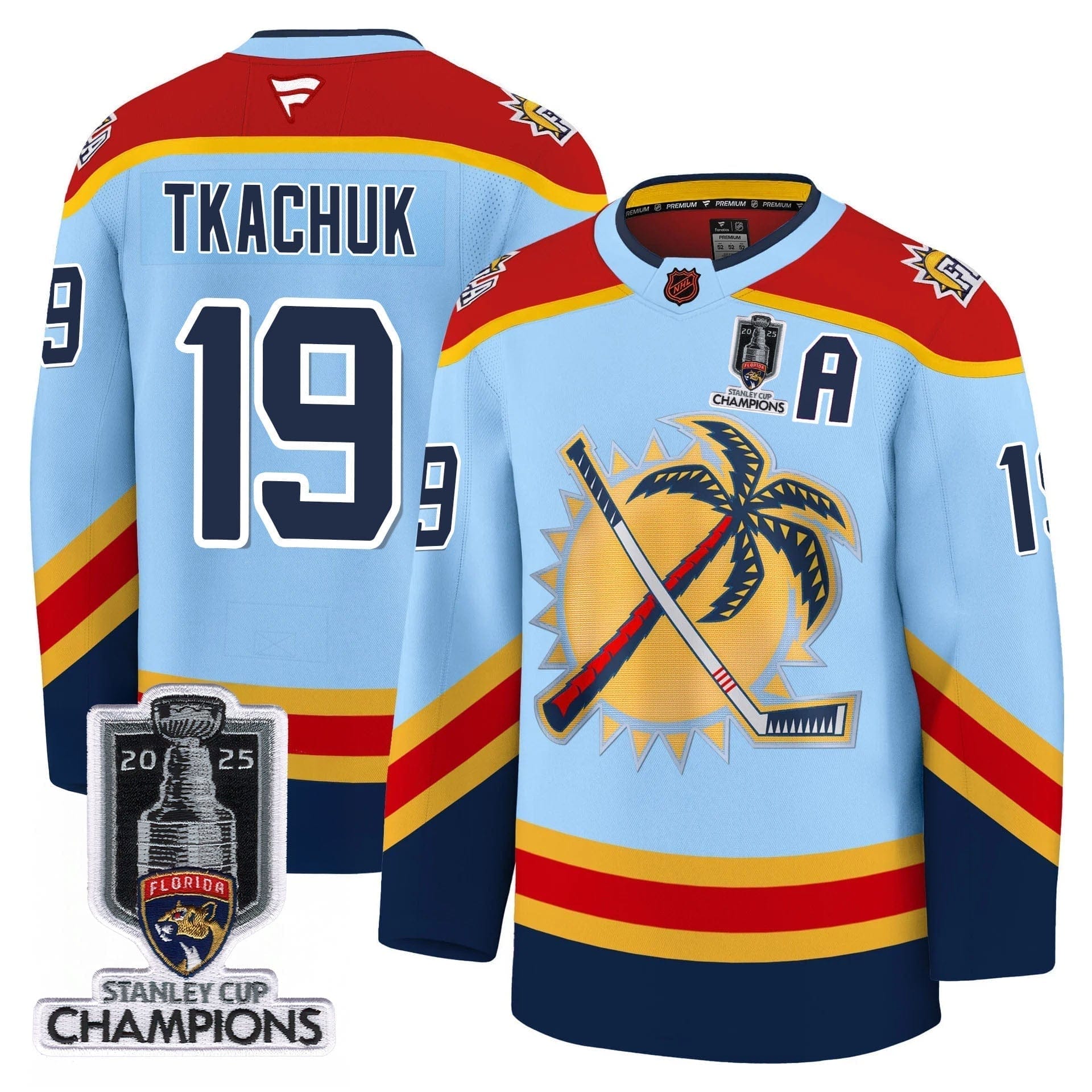 Florida Panthers 2025 Stanley Cup Champions Jersey - All Stitched - Image 27