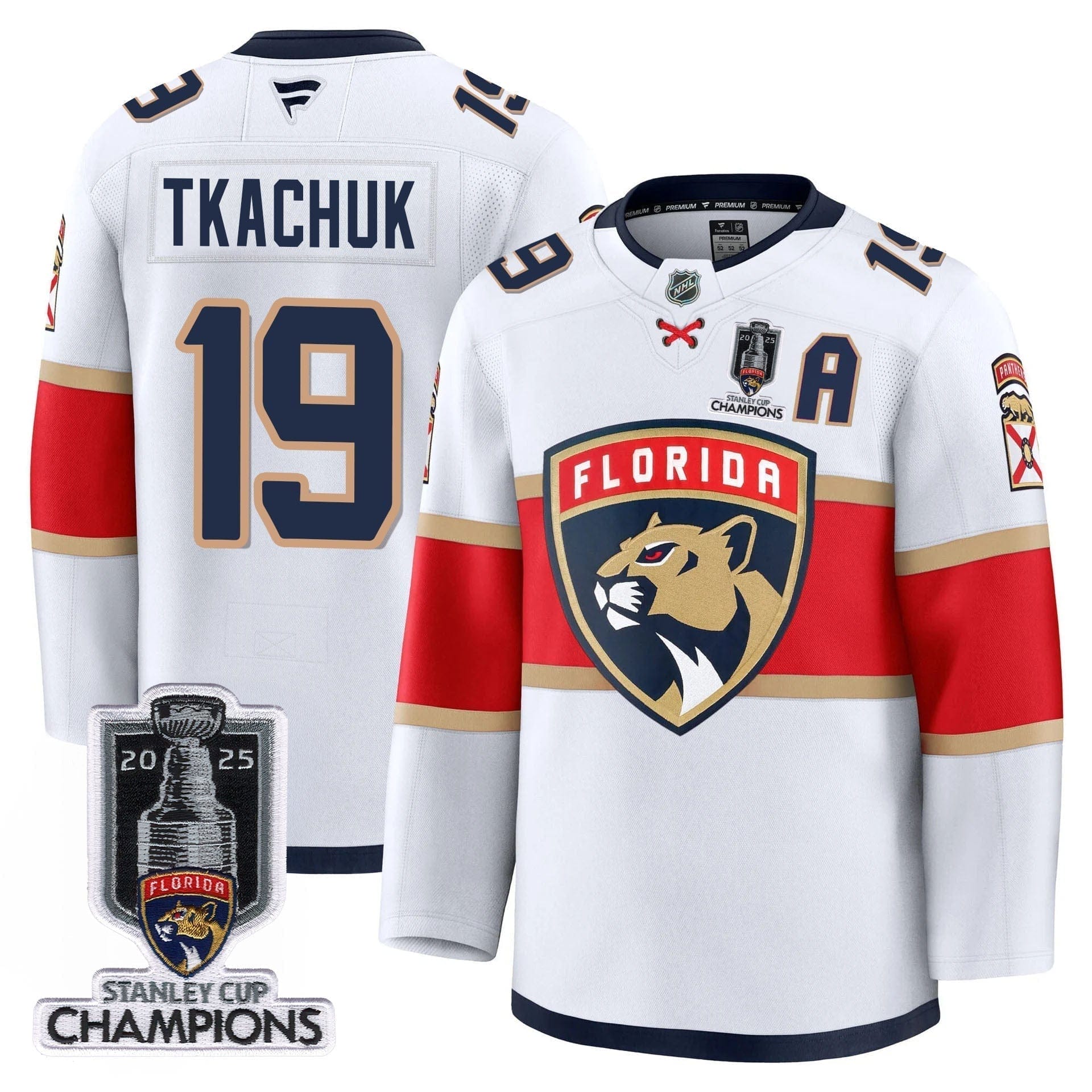 Florida Panthers 2025 Stanley Cup Champions Jersey - All Stitched - Image 19
