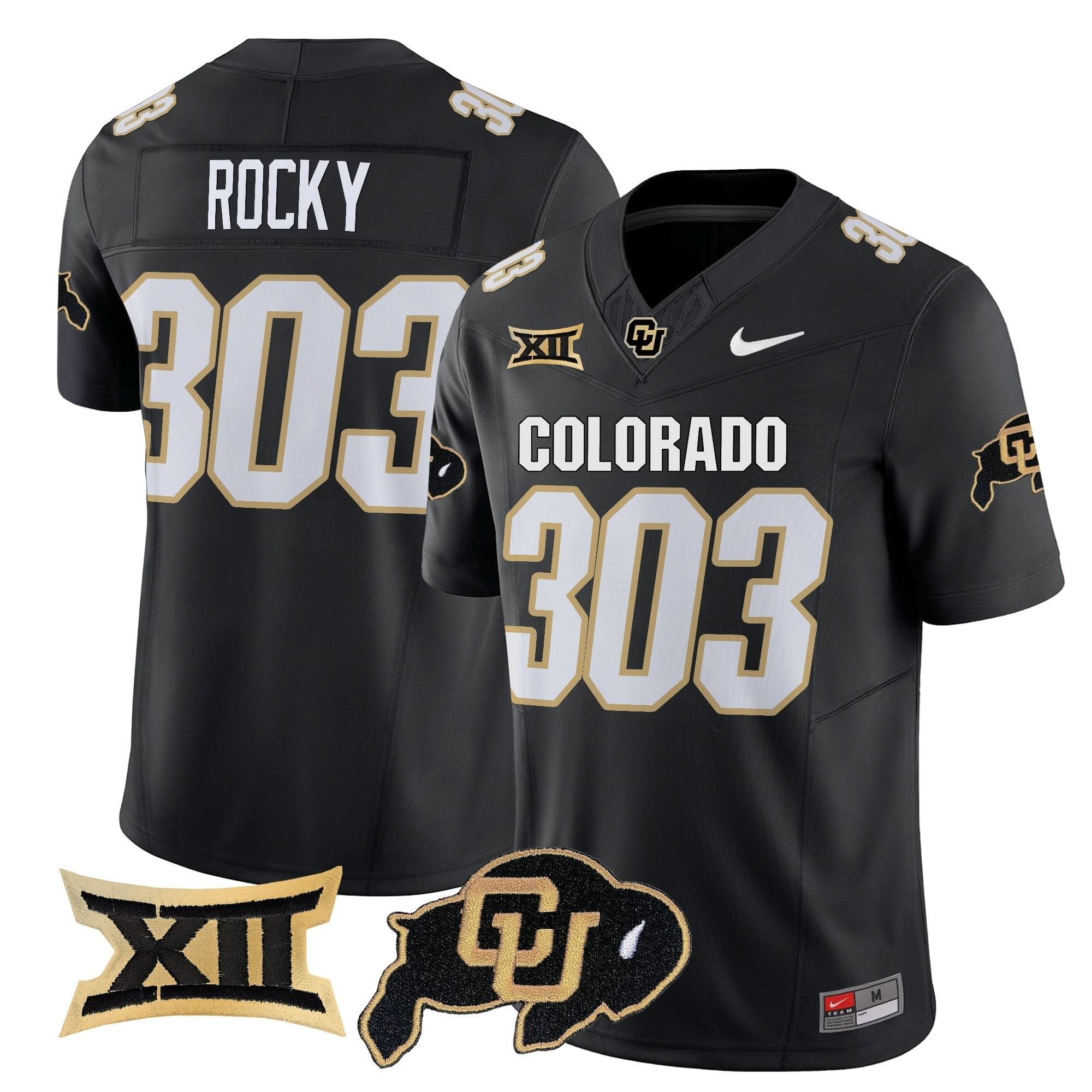 Colorado Buffaloes 2025 Vapor Limited Jersey - All Stitched - Image 2