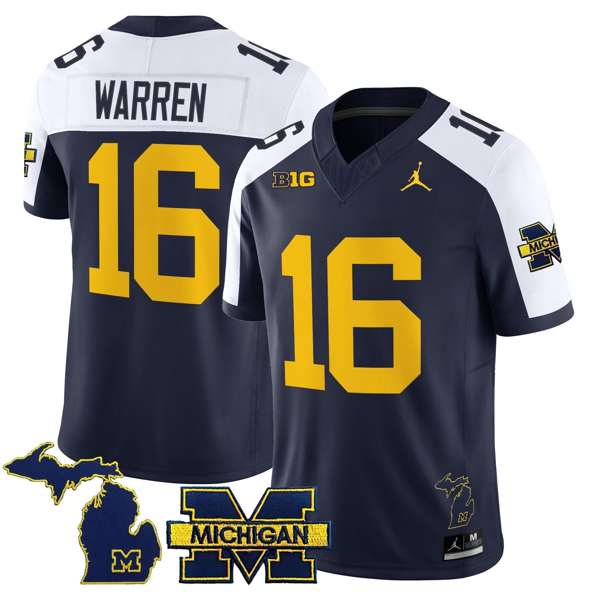 Michigan Wolverines 2025 Vapor Limited Jersey - All Stitched