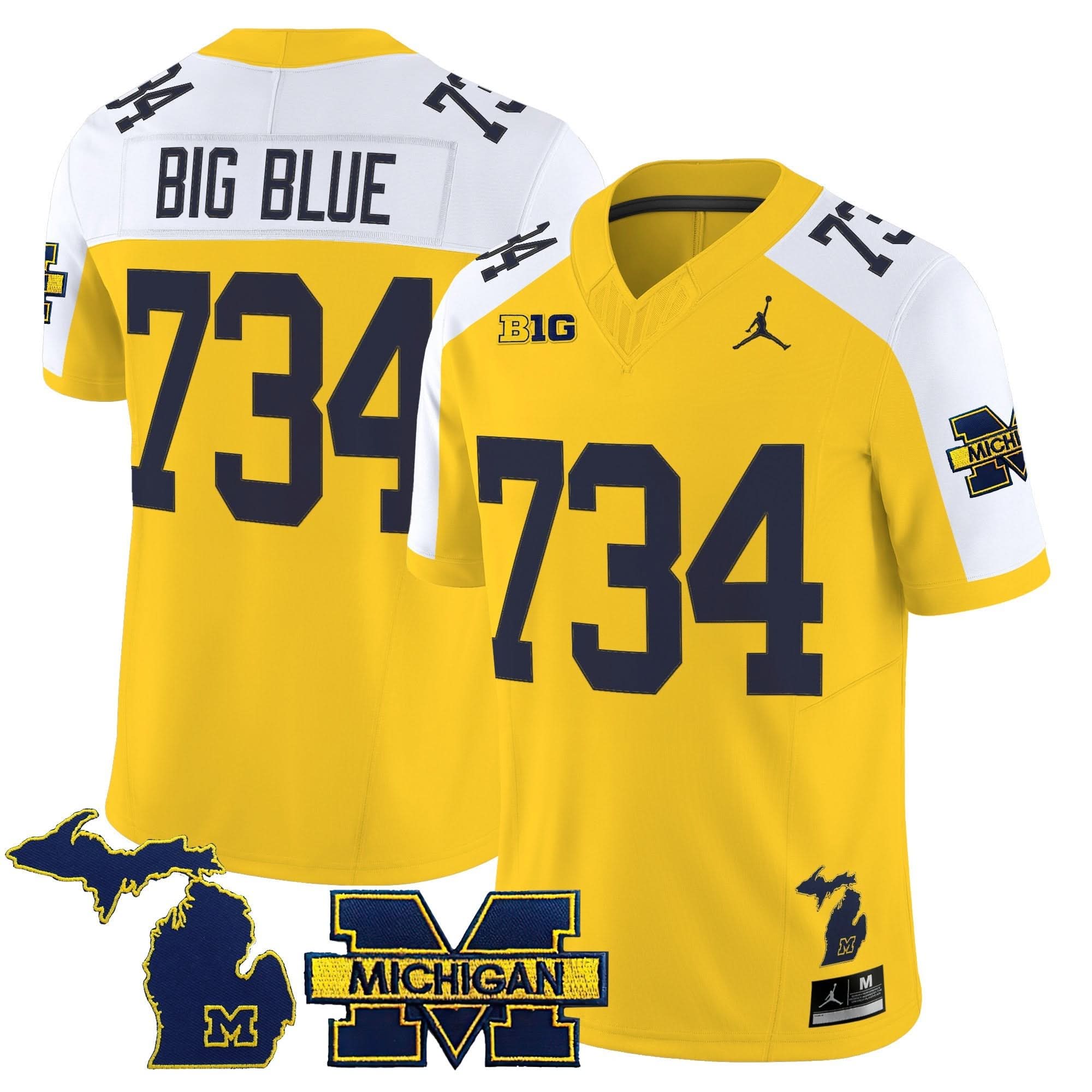 Michigan Wolverines 2025 Vapor Limited Jersey - All Stitched - Image 2
