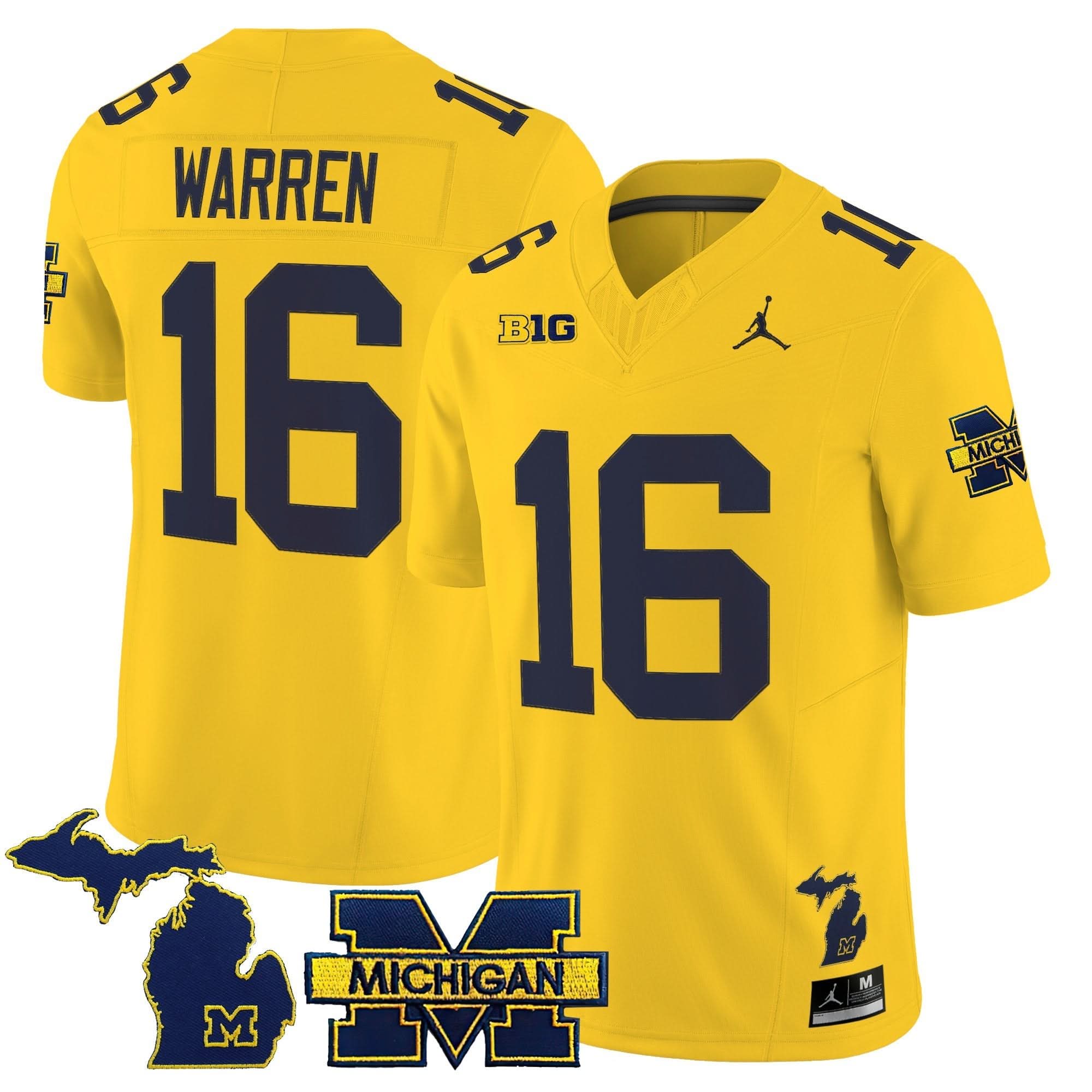 Michigan Wolverines 2025 Vapor Limited Jersey - All Stitched - Image 18