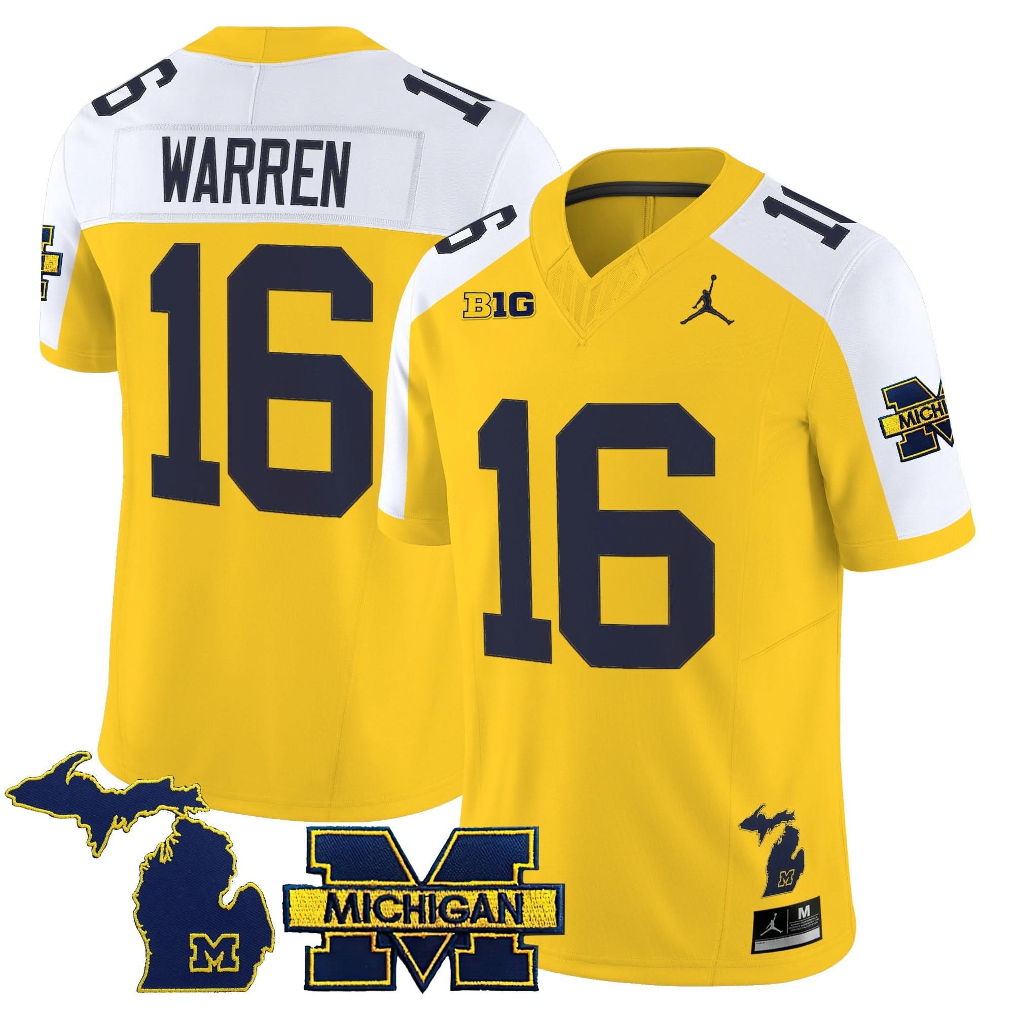 Michigan Wolverines 2025 Vapor Limited Jersey - All Stitched - Image 32