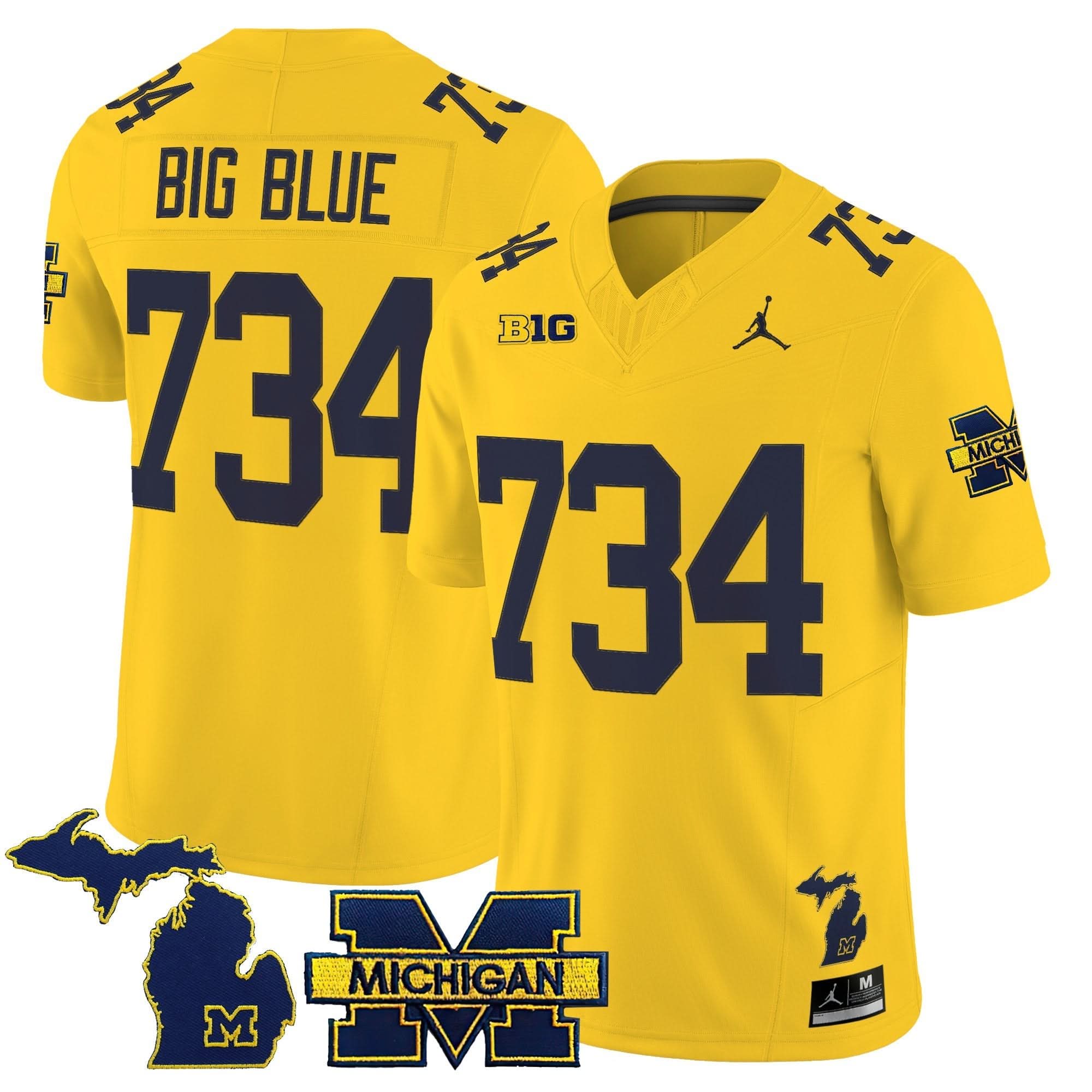 Michigan Wolverines 2025 Vapor Limited Jersey - All Stitched - Image 19