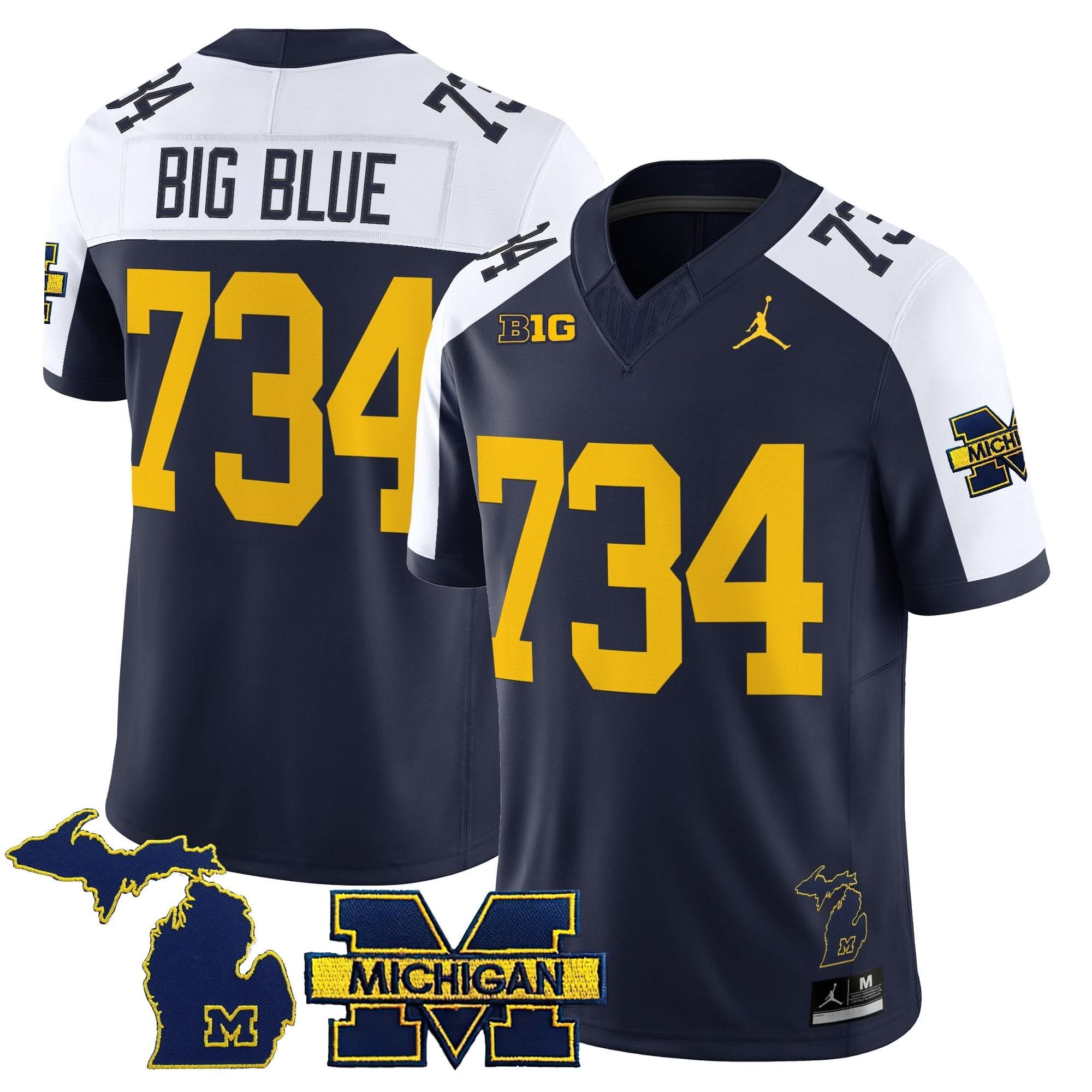 Michigan Wolverines 2025 Vapor Limited Jersey - All Stitched - Image 12