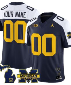 Custom Michigan Wolverines Jersey Name, Number 2025 Vapor Limited All Stitched