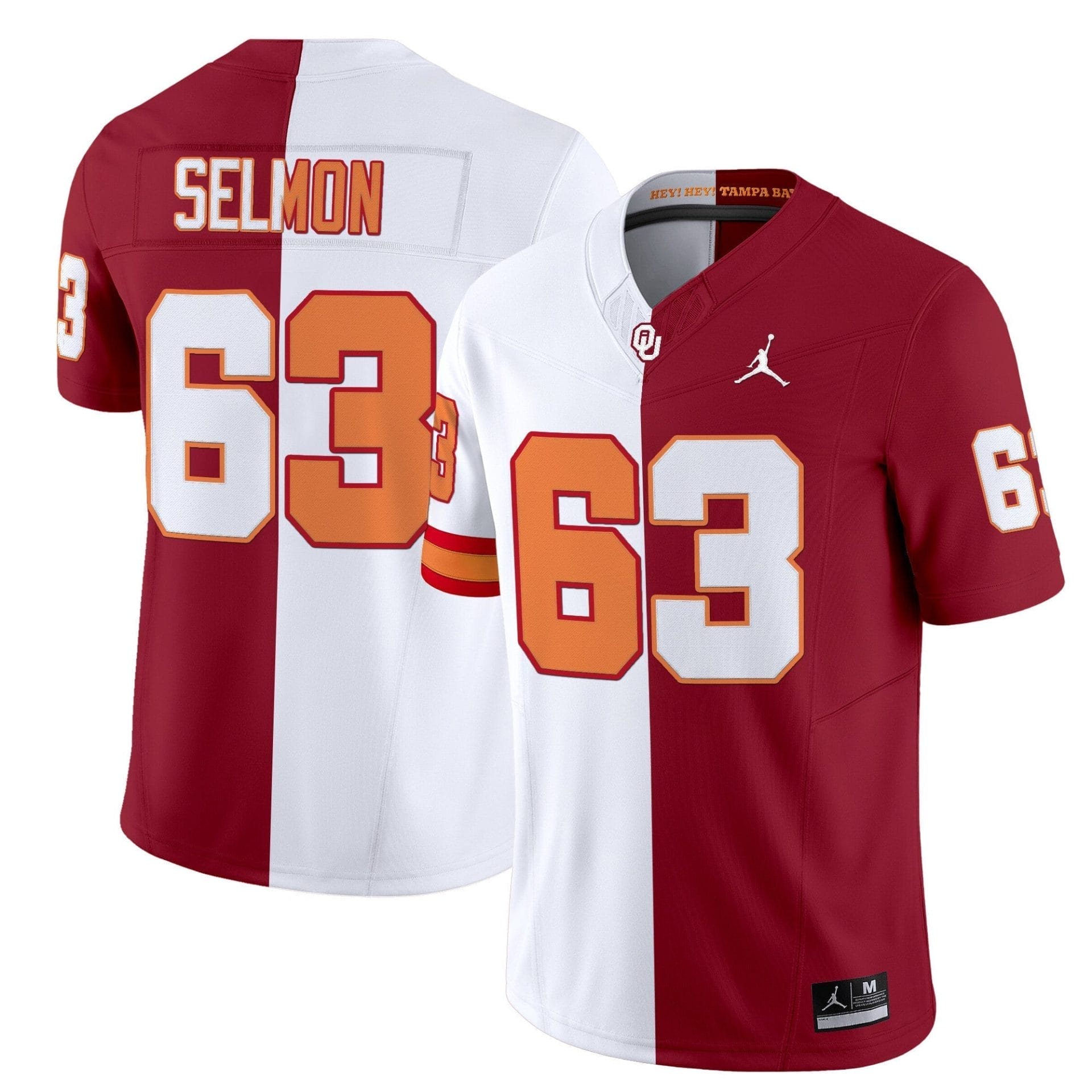Oklahoma Sooners Split Vapor Limited Jersey - All Stitched - Image 2