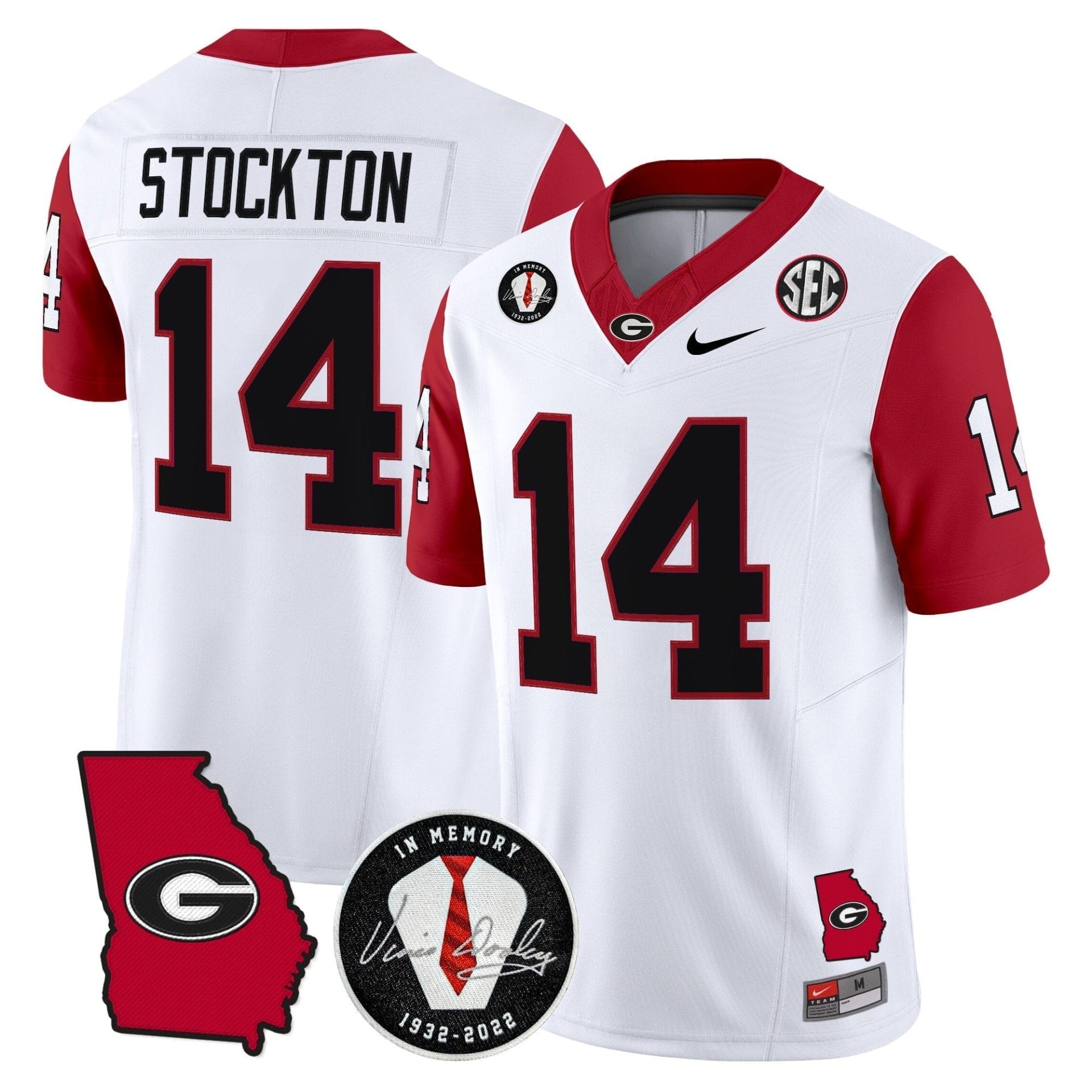 Georgia Bulldogs 2025 Color Sleeves Vapor Limited Jersey - All Stitched - Image 10