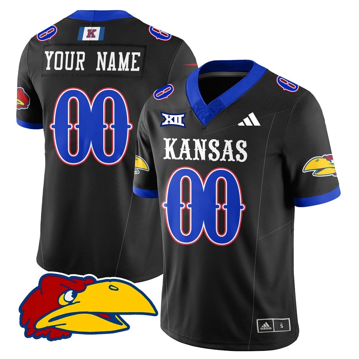 Custom Kansas Jayhawks Football Jersey Name, Number 2025 Limited All Stitched