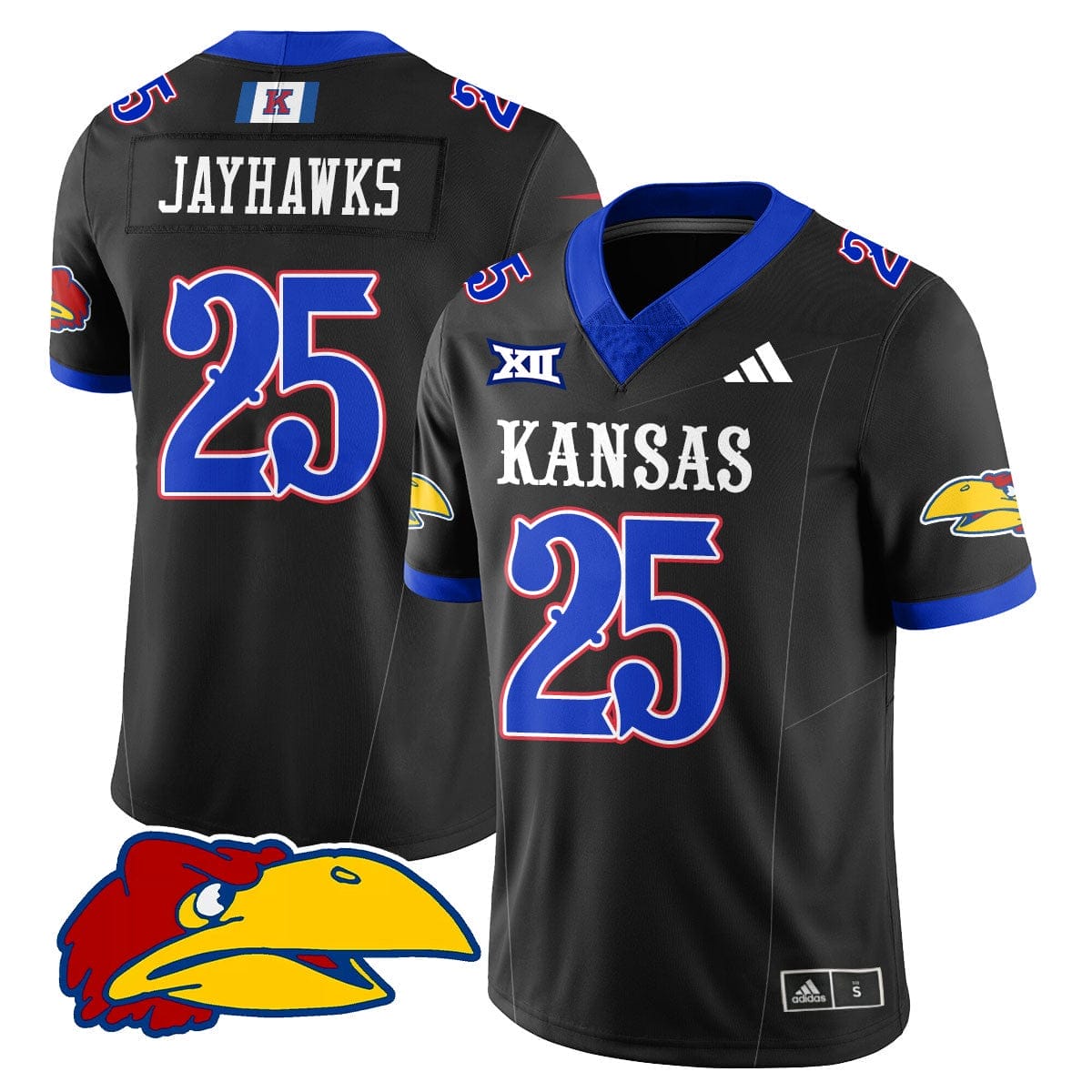 Kansas Jayhawks Football 2025 Limited Jersey - All Stitched - Image 23