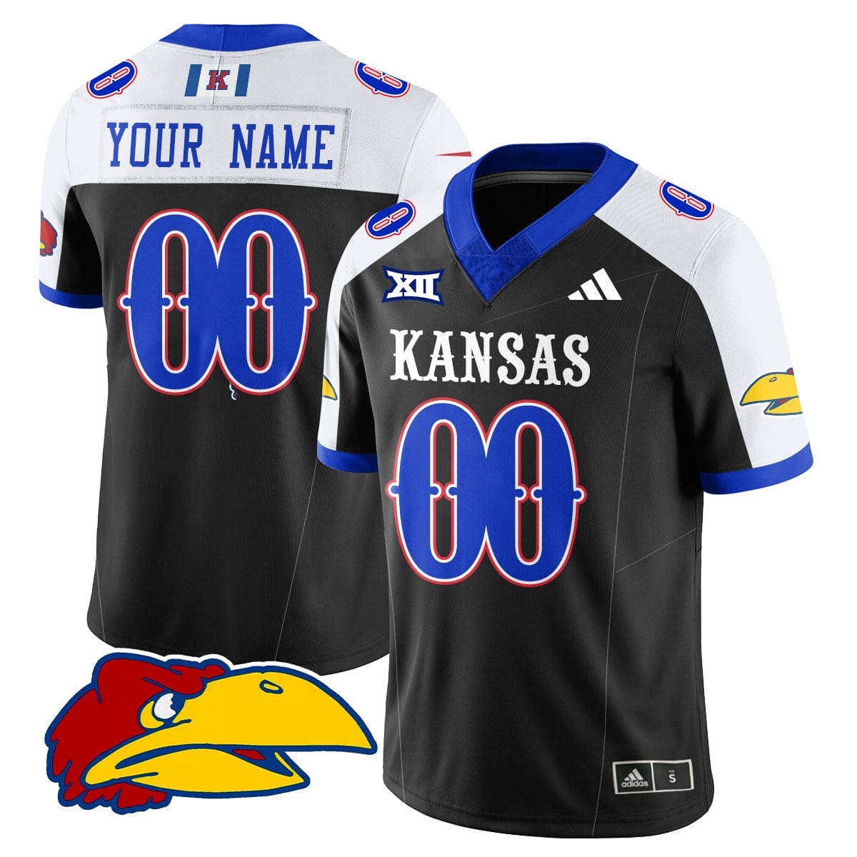 Kansas Jayhawks Football 2025 Limited Jersey - All Stitched - Image 5