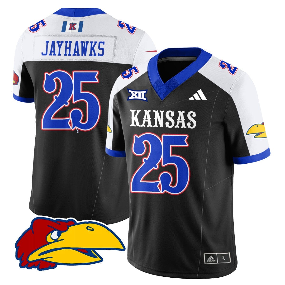 Kansas Jayhawks Football 2025 Limited Jersey - All Stitched - Image 13