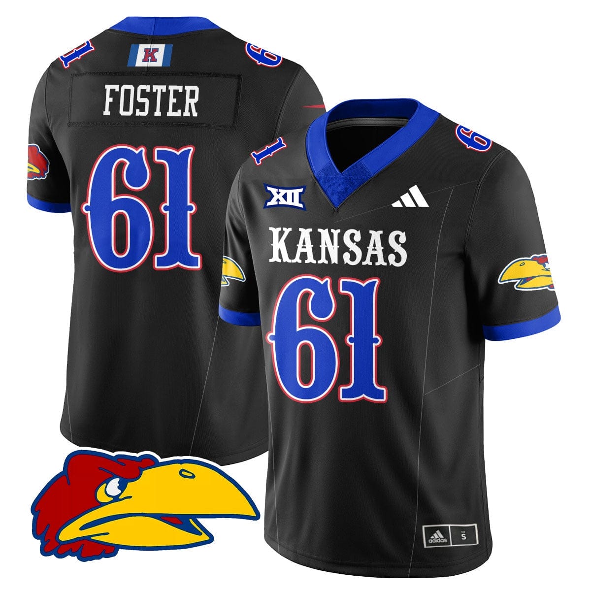 Kansas Jayhawks Football 2025 Limited Jersey - All Stitched - Image 18