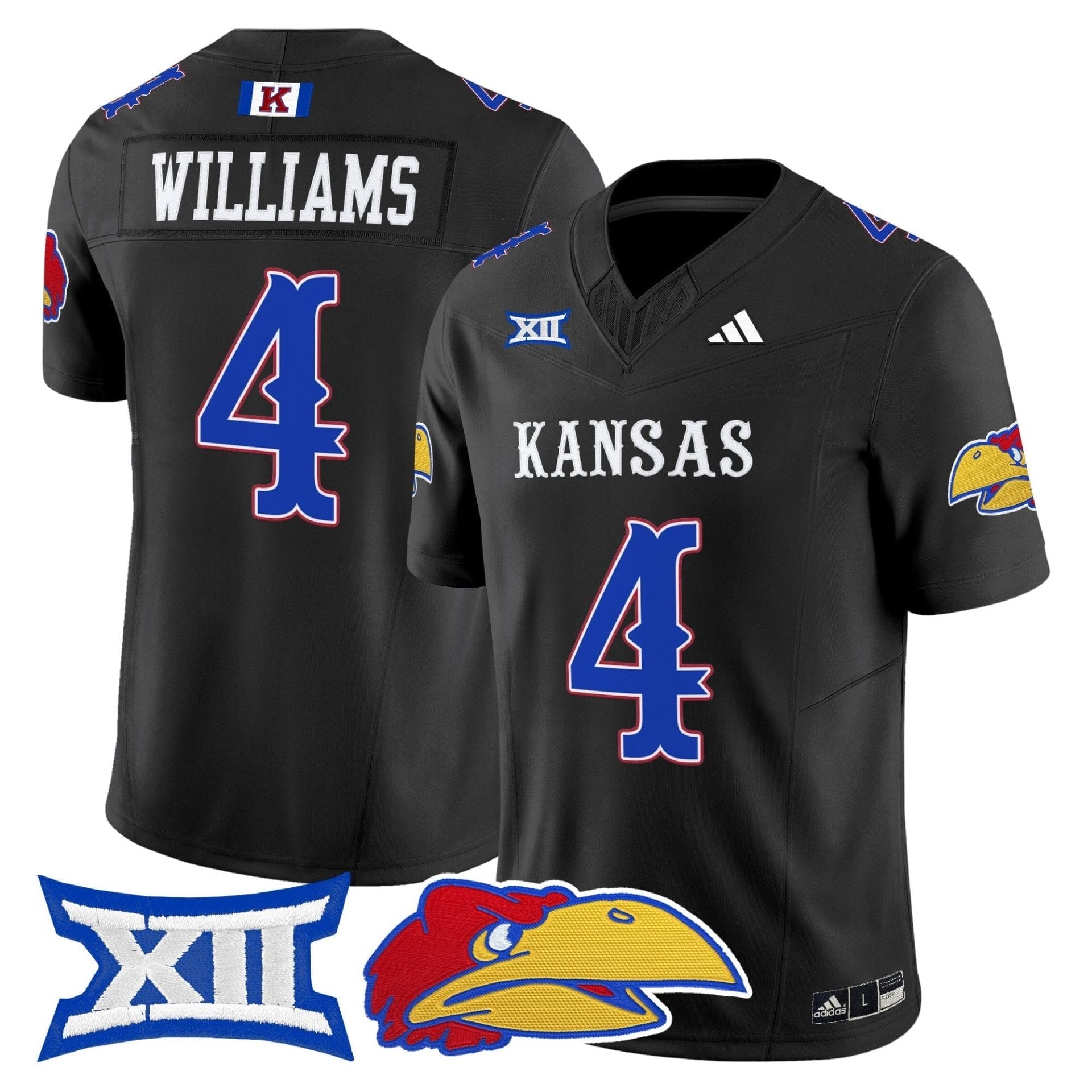 Kansas Jayhawks 2025 Vapor Limited Jersey - All Stitched - Image 28