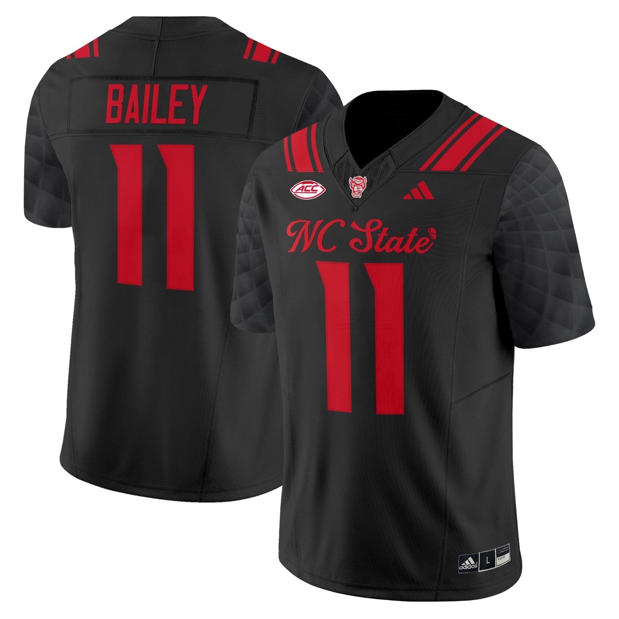 NC State Wolfpack 'City of Oaks' Vapor Limited Jersey - All Stitched - Image 40
