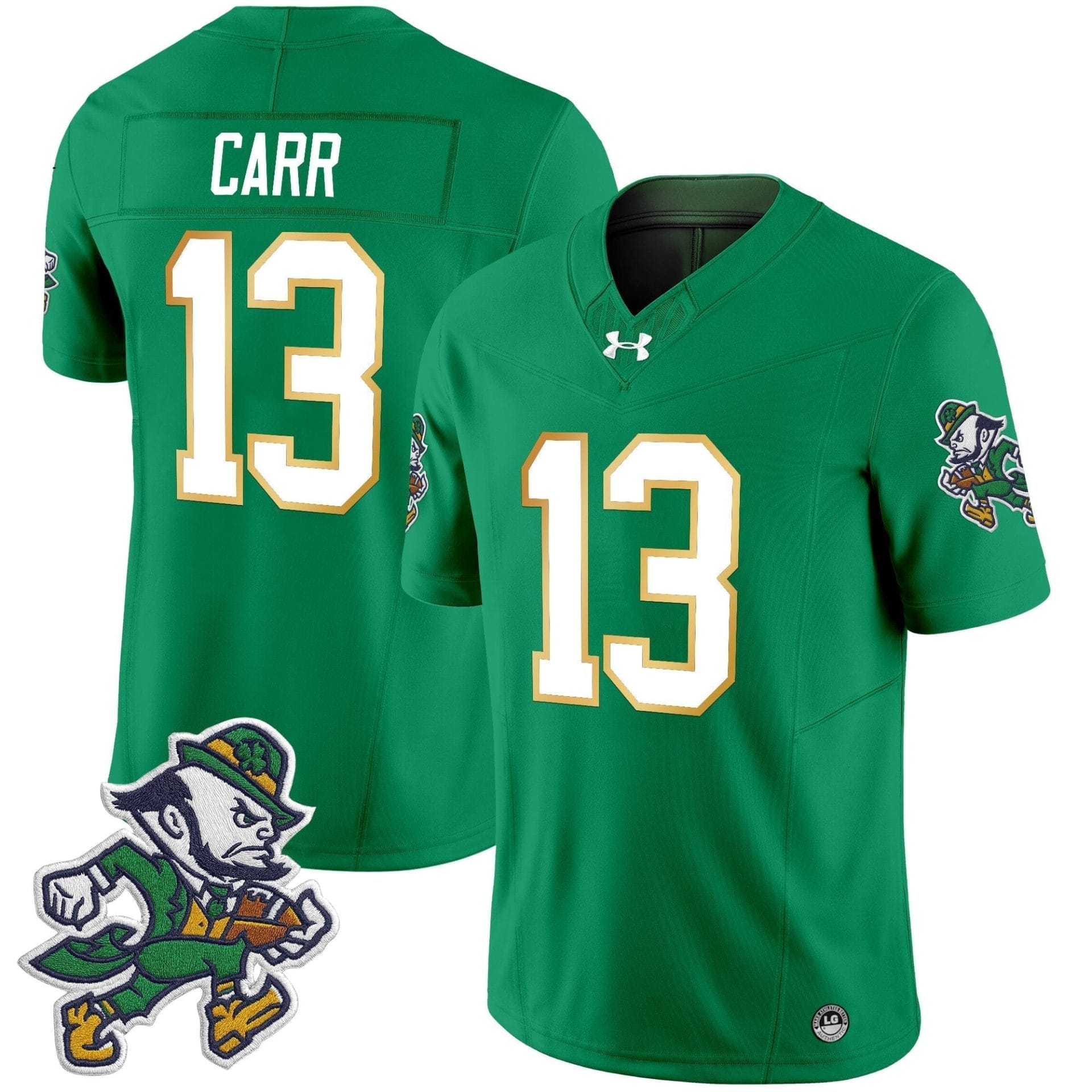 Notre Dame Fighting Irish 2025 'Gridiron Leprechaun Edition' Vapor Limited Jersey – All Stitched - Image 2