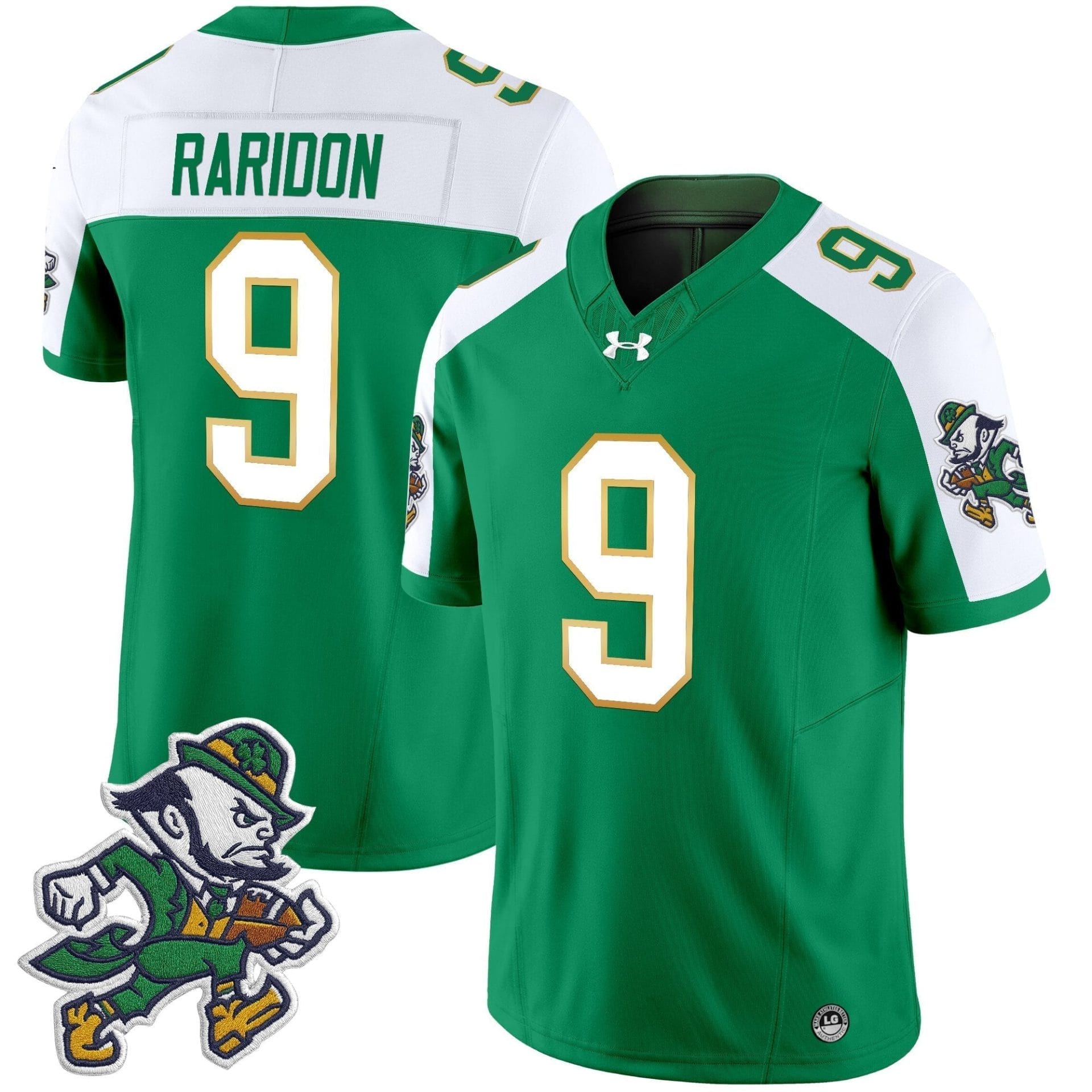 Notre Dame Fighting Irish 2025 'Gridiron Leprechaun Edition' Vapor Limited Jersey – All Stitched - Image 22