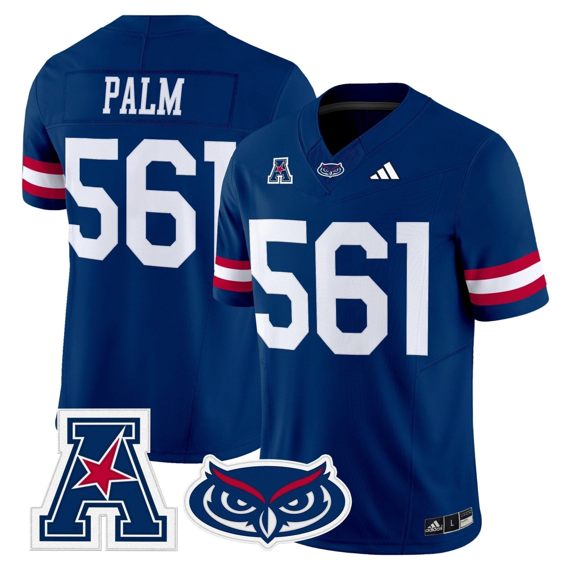 Florida Atlantic Owls 2025 Vapor Limited Jersey - All Stitched - Image 34