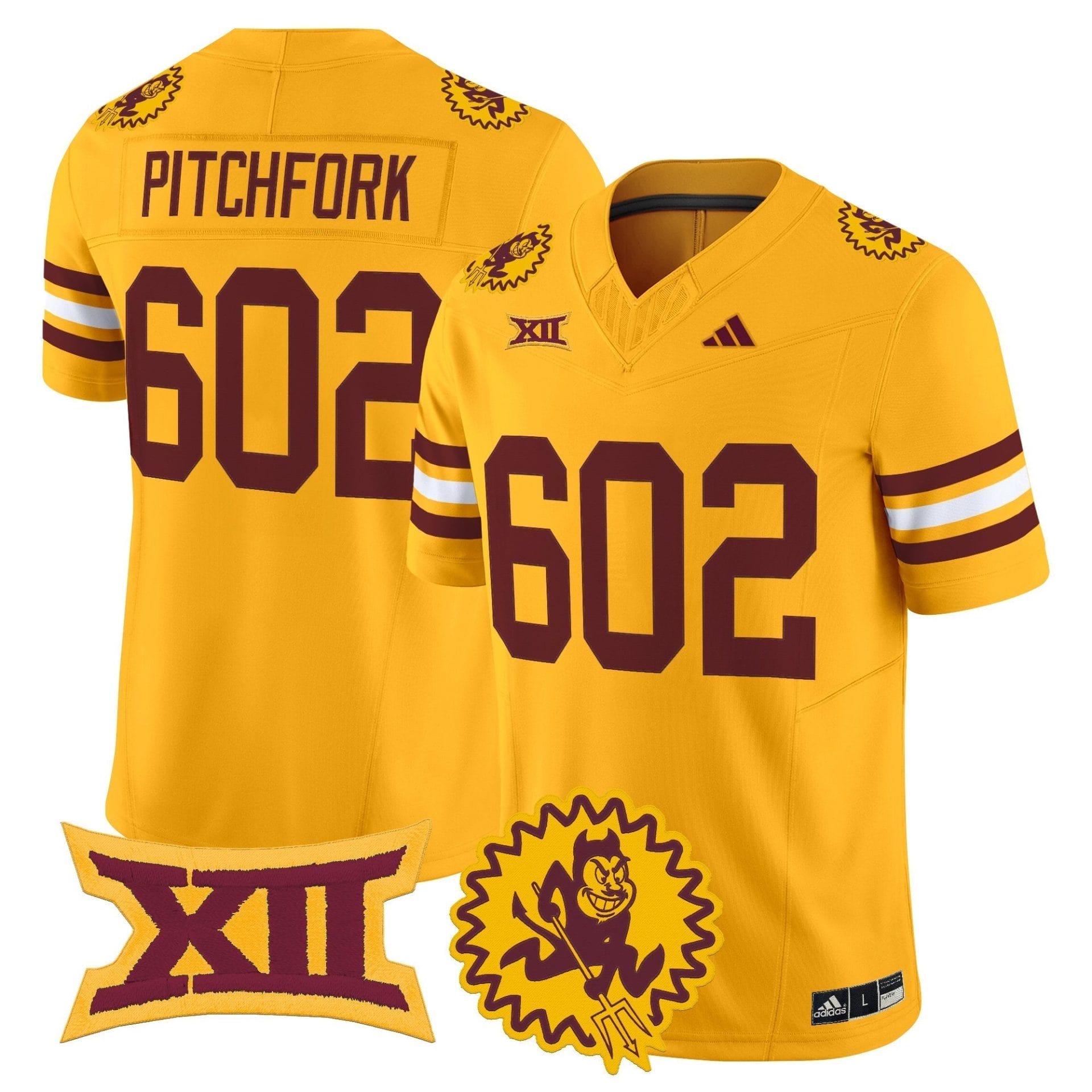 Arizona State Sun Devils 1975 Throwback Vapor Limited Jersey - All Stitched - Image 32