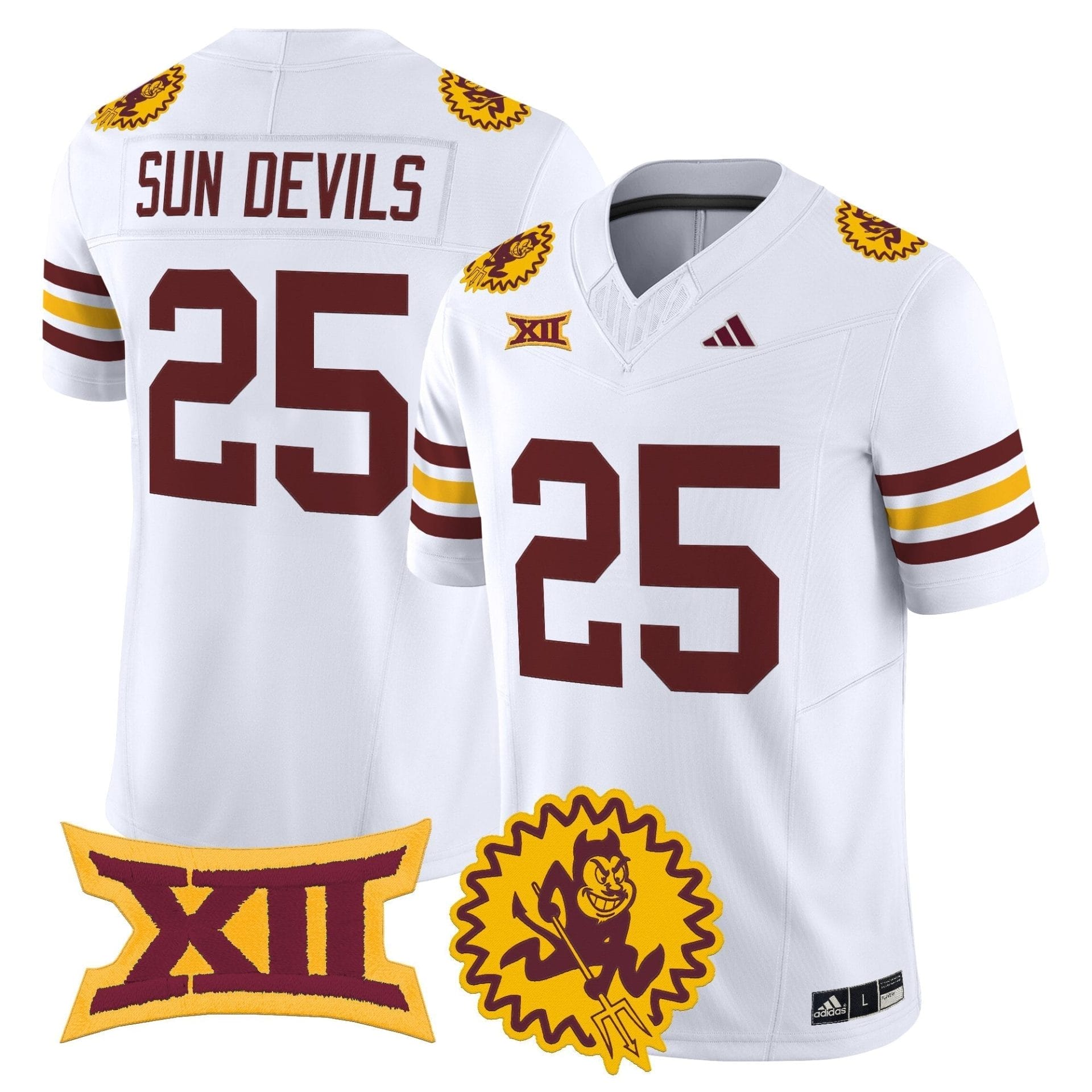 Arizona State Sun Devils 1975 Throwback Vapor Limited Jersey - All Stitched - Image 22