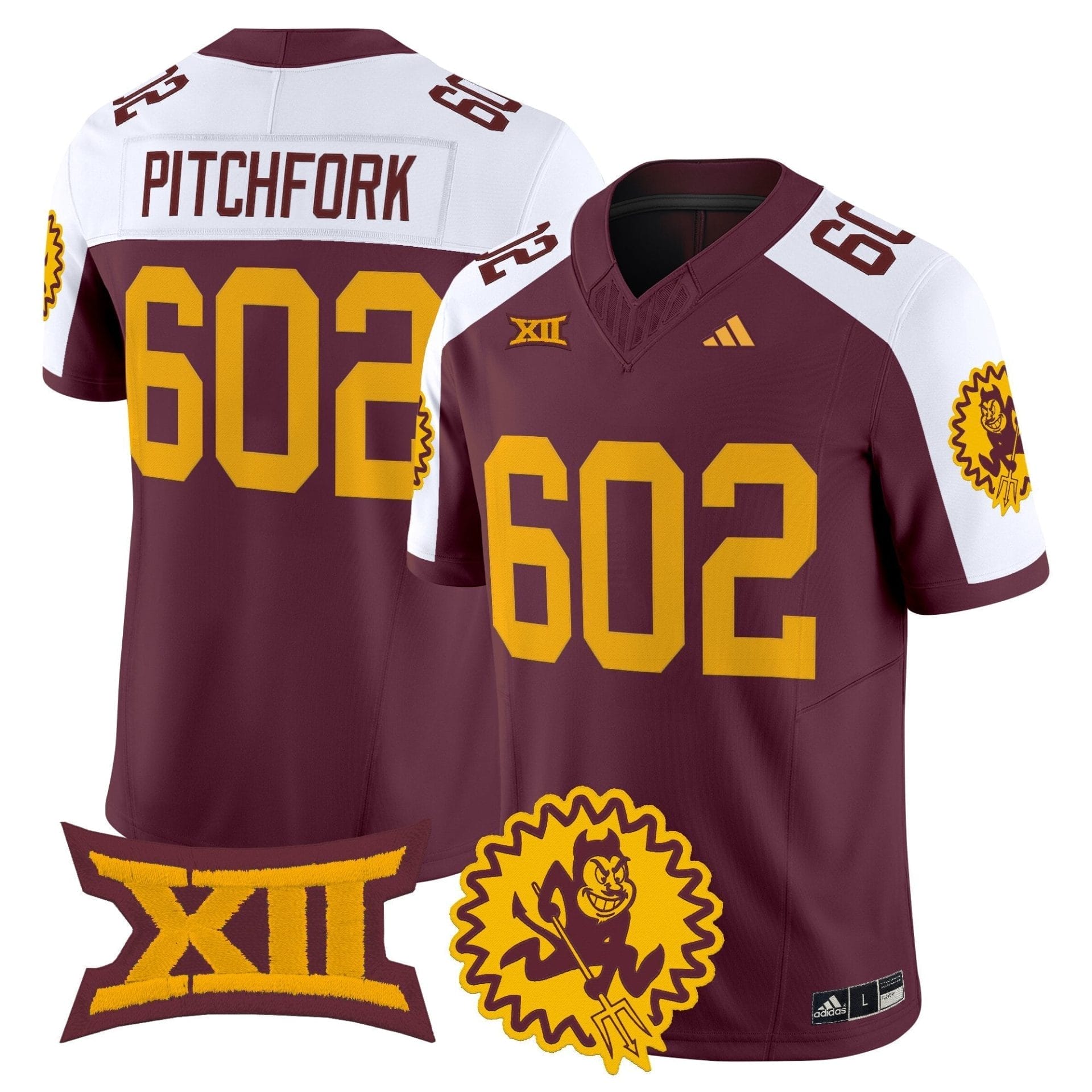 Arizona State Sun Devils 1975 Throwback Vapor Limited Jersey - All Stitched - Image 10