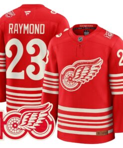 Detroit Red Wings Centennial Season Premium Jersey - All Stitched
