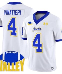 Alternative view of Adam Vinatieri Jersey #4 South Dakota State Jackrabbits 2025 Stitched