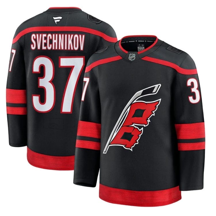 Andrei Svechnikov Jersey #37 Carolina Hurricanes 2025 - 26 Premium Stitched - Image 2