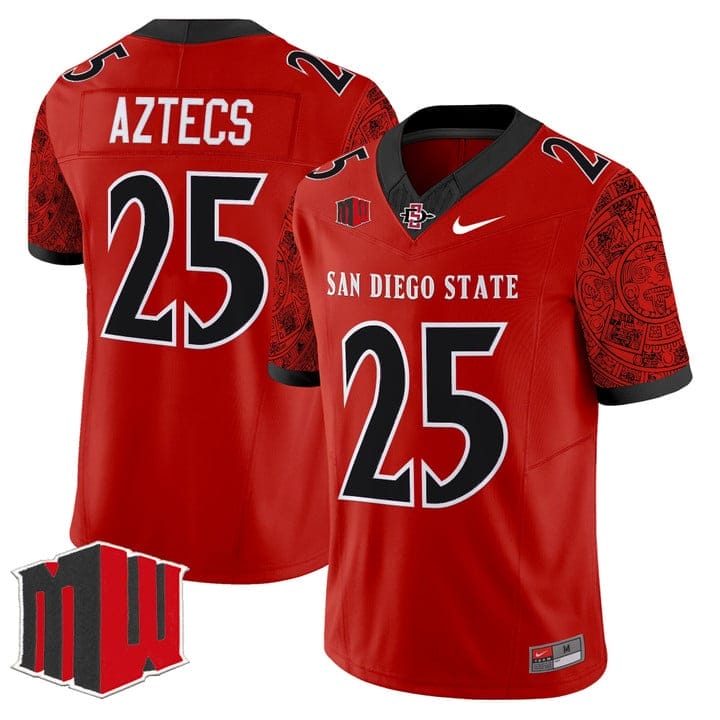 Aztecs Jersey #25 San Diego State Aztecs 2025 Vapor Limited Stitched - Image 2