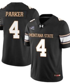 Bryson Parker Jersey #4 Montana State Bobcat Football 2025 Stitched