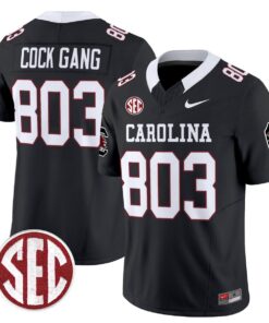 Cock Gang Jersey #803 Carolina 1980 Throwback Rebrand 2026 Stitched