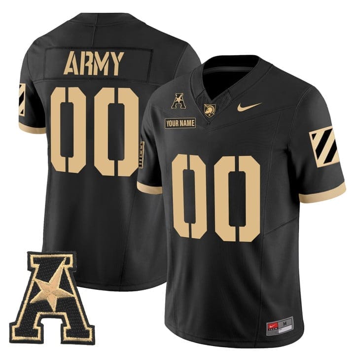 Custom Army Black Knights Jersey Name, Number 2025 Limited Stitched