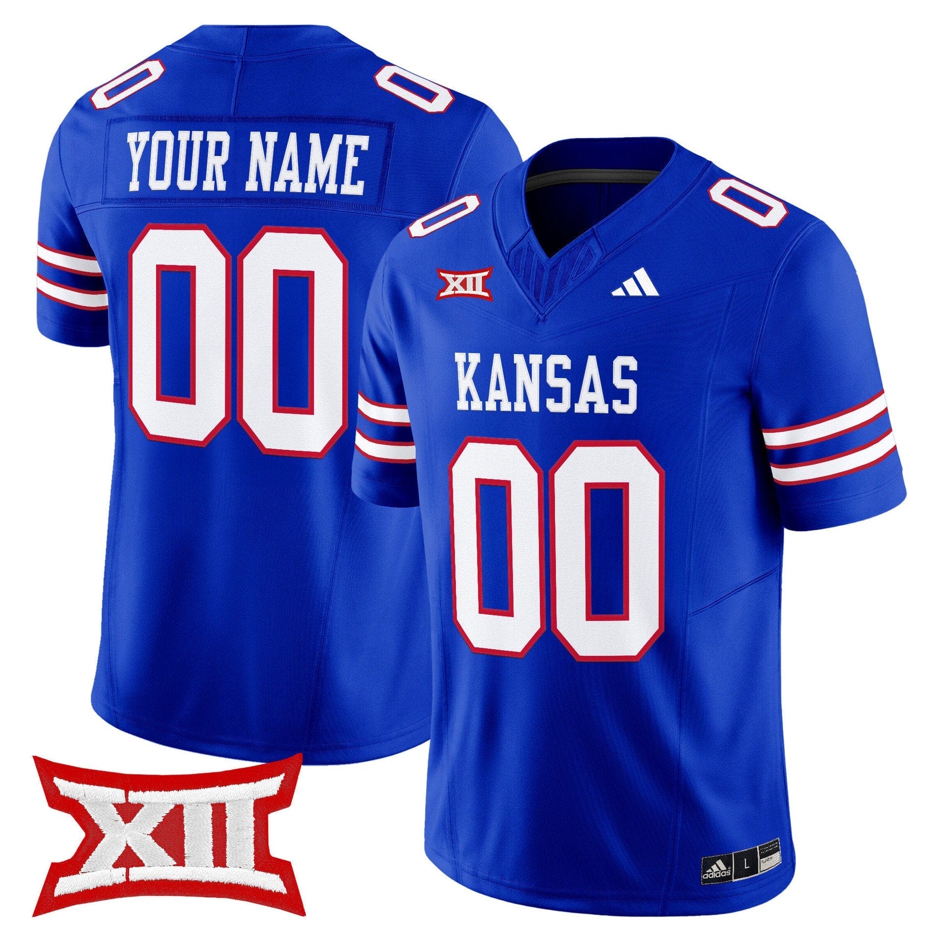 Custom Kansas Jayhawks Jersey Name, Number 2025 Limited Stitched - Image 5