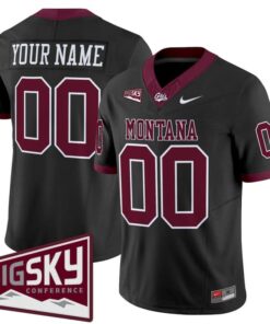 Custom Montana Grizzlies Jersey Name, Number 2025 Vapor Stitched