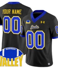 Custom South Dakota State Jersey Name, Number Jackrabbits 2025 Stitched