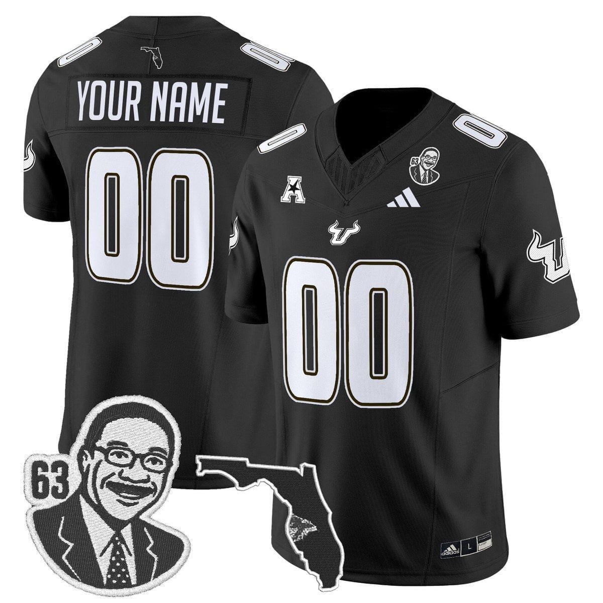 Custom South Florida Bulls Jersey Lee Roy Selmon Legacy Edition Stitched