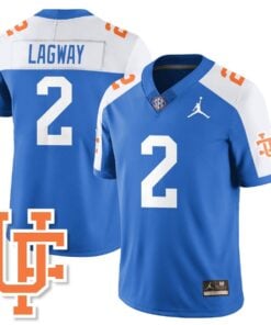 DJ Lagway Jersey #2 Florida Gators Bring Back 1960s Throwback Stitched