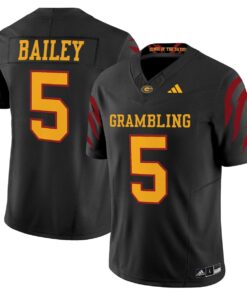 Deljay Bailey Jersey #5 Grambling Tigers 2025 Vapor Limited Stitched