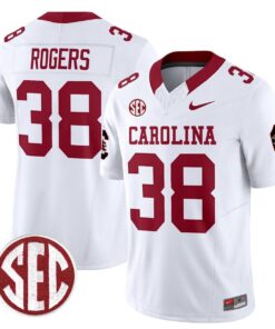 Alternative view of George Rogers Jersey #38 Carolina 1980 Throwback Rebrand 2026