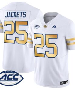 Jackets Jersey #25 Georgia Tech Yellow Jackets 2025 Limited Stitched