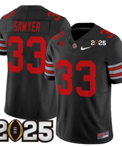 Jack Sawyer Jersey #33 Ohio State Heritage Stripe 2025 CFP Final Stitched