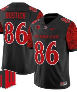 Jacob Bostick Jersey #86 San Diego State Aztecs 2025 Limited Stitched