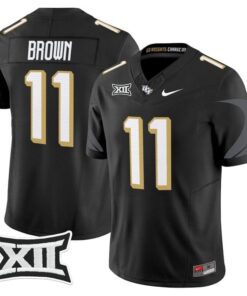 Jacurri Brown Jersey #11 UCF Knights 2025 Vapor Limited Football Stitched